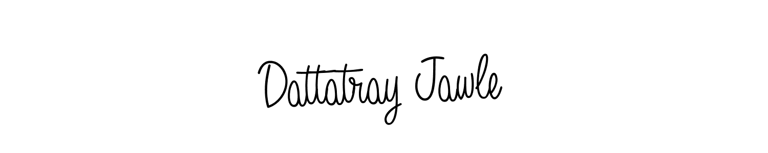 Make a beautiful signature design for name Dattatray Jawle. With this signature (Angelique-Rose-font-FFP) style, you can create a handwritten signature for free. Dattatray Jawle signature style 5 images and pictures png