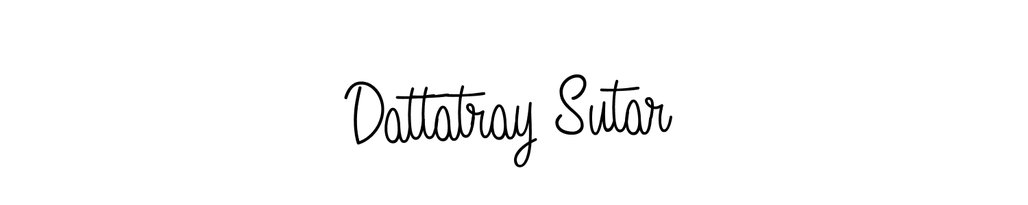 Use a signature maker to create a handwritten signature online. With this signature software, you can design (Angelique-Rose-font-FFP) your own signature for name Dattatray Sutar. Dattatray Sutar signature style 5 images and pictures png