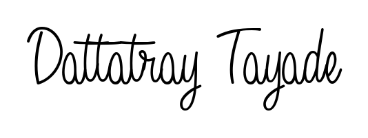 Use a signature maker to create a handwritten signature online. With this signature software, you can design (Angelique-Rose-font-FFP) your own signature for name Dattatray Tayade. Dattatray Tayade signature style 5 images and pictures png