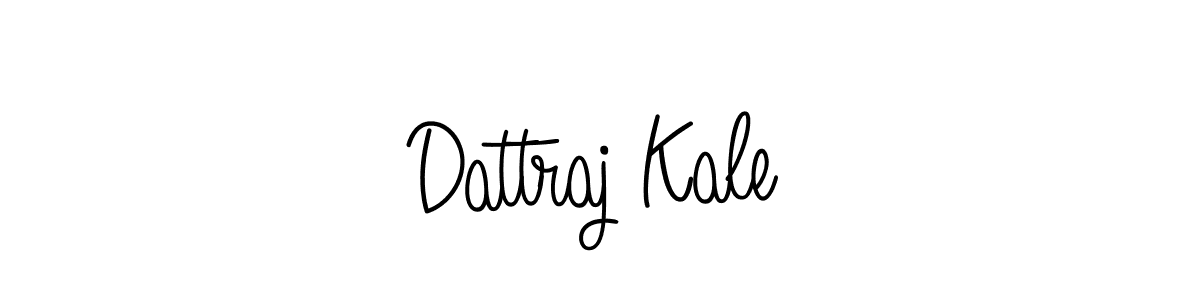 Make a beautiful signature design for name Dattraj Kale. With this signature (Angelique-Rose-font-FFP) style, you can create a handwritten signature for free. Dattraj Kale signature style 5 images and pictures png