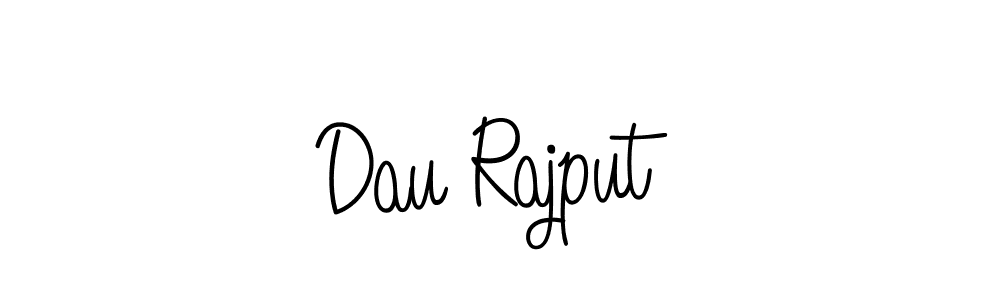 The best way (Angelique-Rose-font-FFP) to make a short signature is to pick only two or three words in your name. The name Dau Rajput include a total of six letters. For converting this name. Dau Rajput signature style 5 images and pictures png