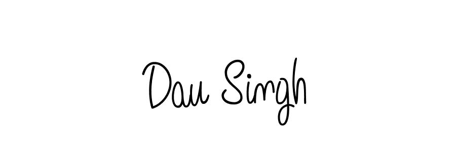 Create a beautiful signature design for name Dau Singh. With this signature (Angelique-Rose-font-FFP) fonts, you can make a handwritten signature for free. Dau Singh signature style 5 images and pictures png