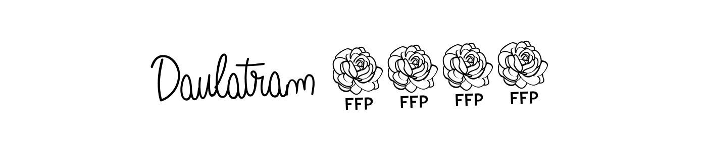How to make Daulatram 9909 name signature. Use Angelique-Rose-font-FFP style for creating short signs online. This is the latest handwritten sign. Daulatram 9909 signature style 5 images and pictures png