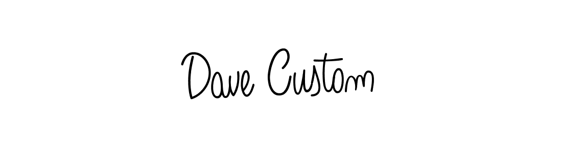 Design your own signature with our free online signature maker. With this signature software, you can create a handwritten (Angelique-Rose-font-FFP) signature for name Dave Custom. Dave Custom signature style 5 images and pictures png