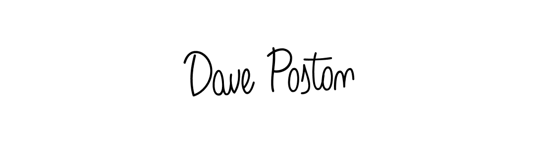 How to make Dave Poston name signature. Use Angelique-Rose-font-FFP style for creating short signs online. This is the latest handwritten sign. Dave Poston signature style 5 images and pictures png