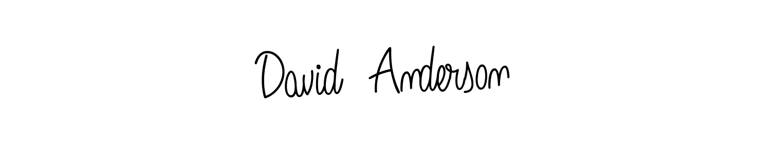 Check out images of Autograph of David  Anderson name. Actor David  Anderson Signature Style. Angelique-Rose-font-FFP is a professional sign style online. David  Anderson signature style 5 images and pictures png