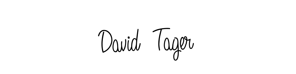 Design your own signature with our free online signature maker. With this signature software, you can create a handwritten (Angelique-Rose-font-FFP) signature for name David  Tager. David  Tager signature style 5 images and pictures png