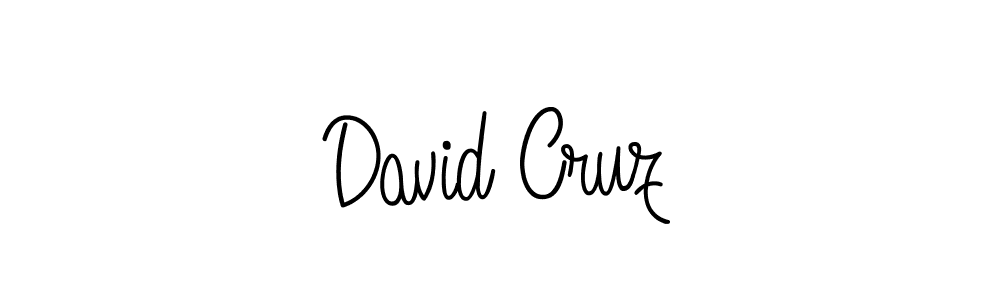 How to make David Cruz name signature. Use Angelique-Rose-font-FFP style for creating short signs online. This is the latest handwritten sign. David Cruz signature style 5 images and pictures png