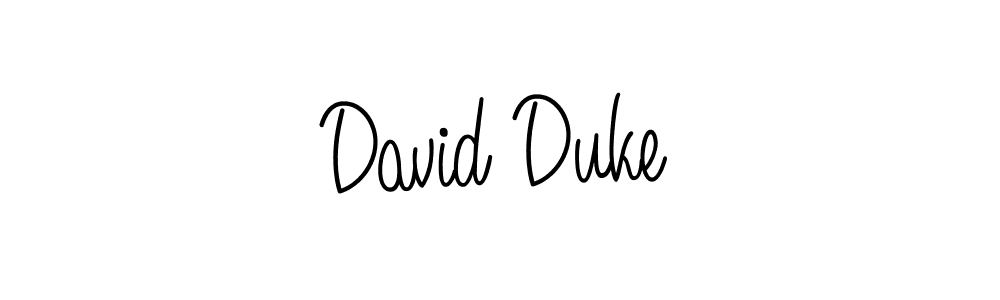 Make a beautiful signature design for name David Duke. With this signature (Angelique-Rose-font-FFP) style, you can create a handwritten signature for free. David Duke signature style 5 images and pictures png