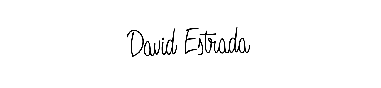 David Estrada stylish signature style. Best Handwritten Sign (Angelique-Rose-font-FFP) for my name. Handwritten Signature Collection Ideas for my name David Estrada. David Estrada signature style 5 images and pictures png