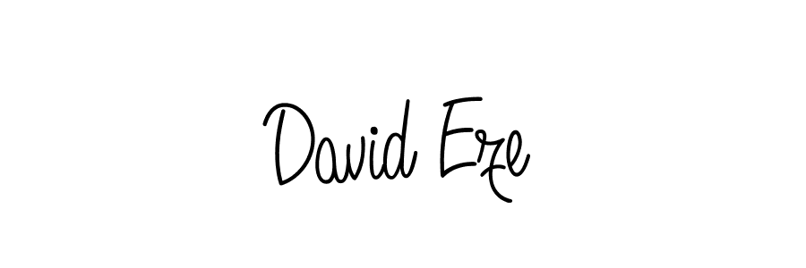 David Eze stylish signature style. Best Handwritten Sign (Angelique-Rose-font-FFP) for my name. Handwritten Signature Collection Ideas for my name David Eze. David Eze signature style 5 images and pictures png
