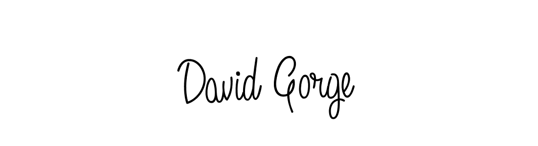 Make a beautiful signature design for name David Gorge. With this signature (Angelique-Rose-font-FFP) style, you can create a handwritten signature for free. David Gorge signature style 5 images and pictures png