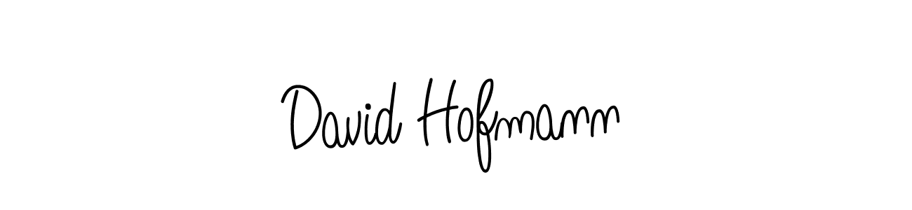 You should practise on your own different ways (Angelique-Rose-font-FFP) to write your name (David Hofmann) in signature. don't let someone else do it for you. David Hofmann signature style 5 images and pictures png