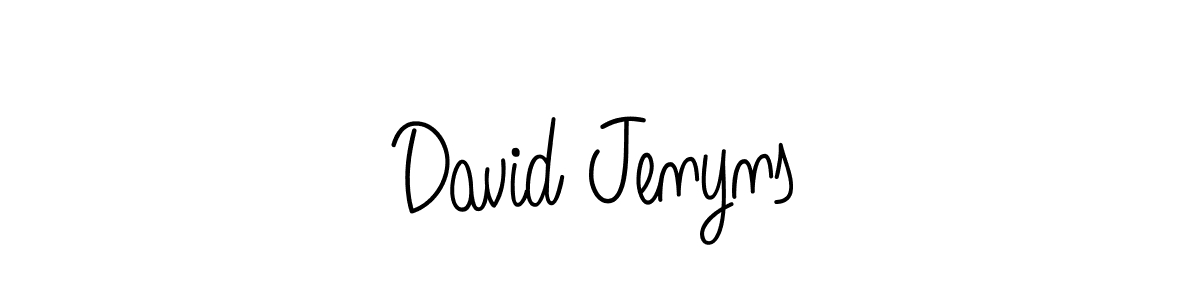 How to make David Jenyns name signature. Use Angelique-Rose-font-FFP style for creating short signs online. This is the latest handwritten sign. David Jenyns signature style 5 images and pictures png