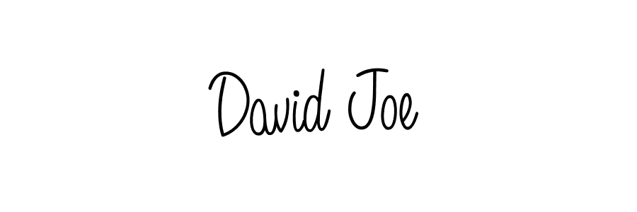 Make a beautiful signature design for name David Joe. With this signature (Angelique-Rose-font-FFP) style, you can create a handwritten signature for free. David Joe signature style 5 images and pictures png