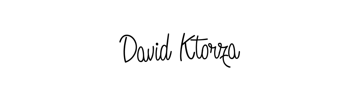 How to Draw David Ktorza signature style? Angelique-Rose-font-FFP is a latest design signature styles for name David Ktorza. David Ktorza signature style 5 images and pictures png