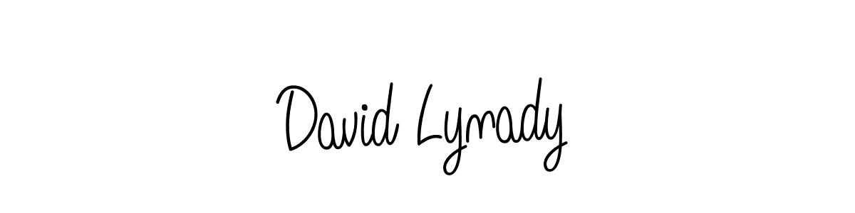 Make a beautiful signature design for name David Lynady. With this signature (Angelique-Rose-font-FFP) style, you can create a handwritten signature for free. David Lynady signature style 5 images and pictures png