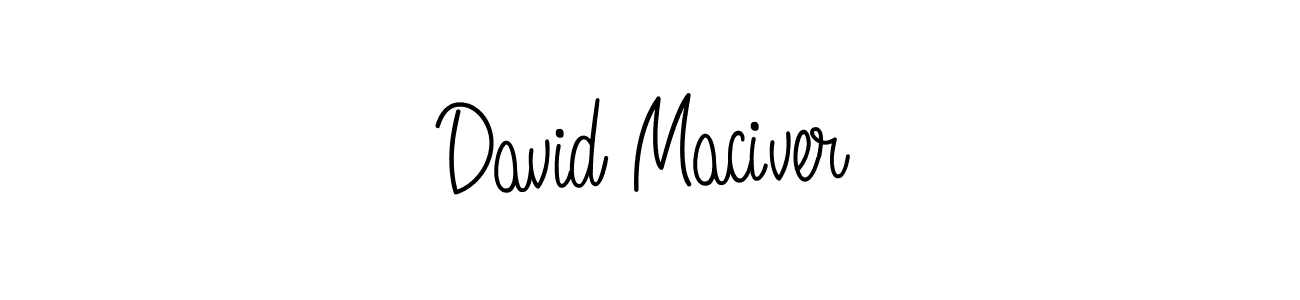 David Maciver stylish signature style. Best Handwritten Sign (Angelique-Rose-font-FFP) for my name. Handwritten Signature Collection Ideas for my name David Maciver. David Maciver signature style 5 images and pictures png