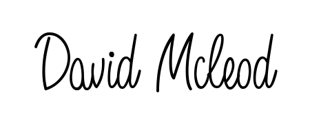 You should practise on your own different ways (Angelique-Rose-font-FFP) to write your name (David Mcleod) in signature. Don't let someone else do it for you. David Mcleod signature style 5 images and pictures png