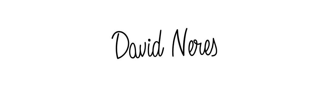 The best way (Angelique-Rose-font-FFP) to make a short signature is to pick only two or three words in your name. The name David Neres include a total of six letters. For converting this name. David Neres signature style 5 images and pictures png