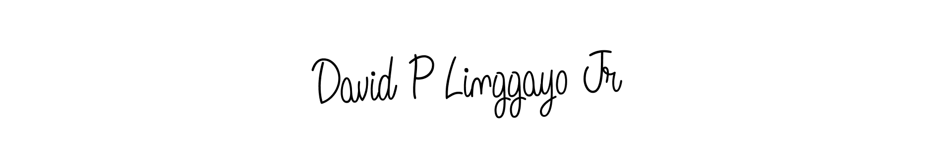 Create a beautiful signature design for name David P Linggayo Jr. With this signature (Angelique-Rose-font-FFP) fonts, you can make a handwritten signature for free. David P Linggayo Jr signature style 5 images and pictures png