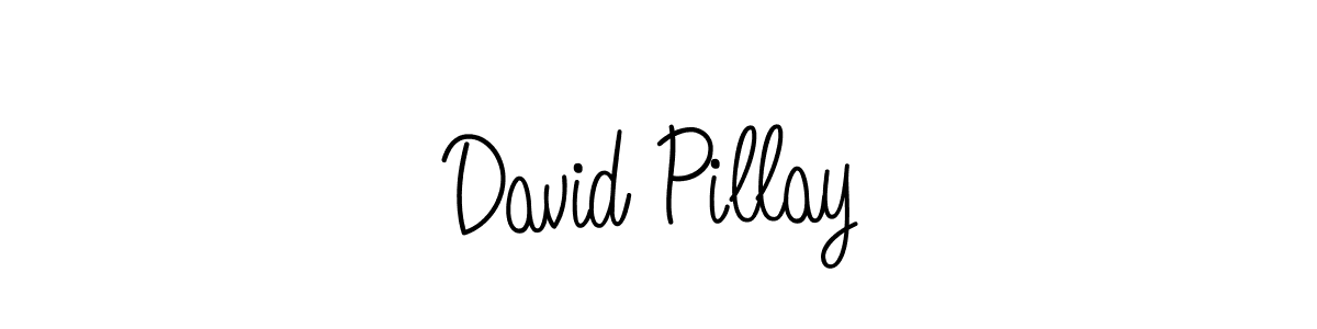 David Pillay stylish signature style. Best Handwritten Sign (Angelique-Rose-font-FFP) for my name. Handwritten Signature Collection Ideas for my name David Pillay. David Pillay signature style 5 images and pictures png