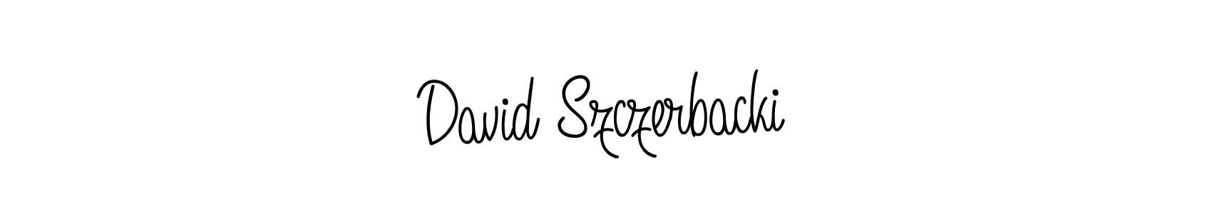 Design your own signature with our free online signature maker. With this signature software, you can create a handwritten (Angelique-Rose-font-FFP) signature for name David Szczerbacki. David Szczerbacki signature style 5 images and pictures png