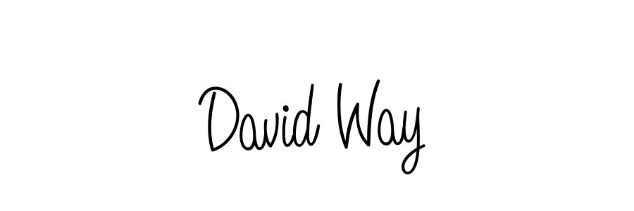 How to Draw David Way signature style? Angelique-Rose-font-FFP is a latest design signature styles for name David Way. David Way signature style 5 images and pictures png