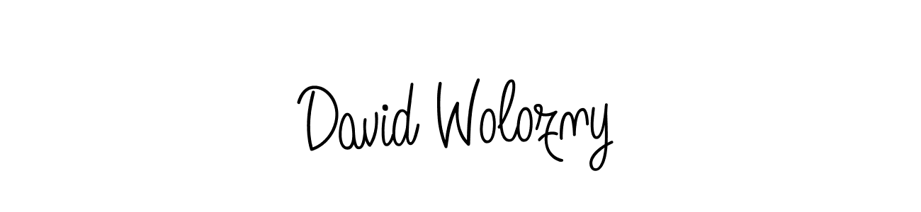 Also You can easily find your signature by using the search form. We will create David Wolozny name handwritten signature images for you free of cost using Angelique-Rose-font-FFP sign style. David Wolozny signature style 5 images and pictures png