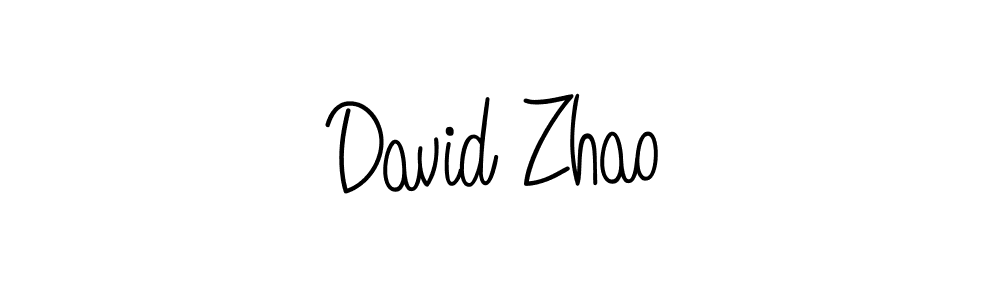 How to make David Zhao name signature. Use Angelique-Rose-font-FFP style for creating short signs online. This is the latest handwritten sign. David Zhao signature style 5 images and pictures png