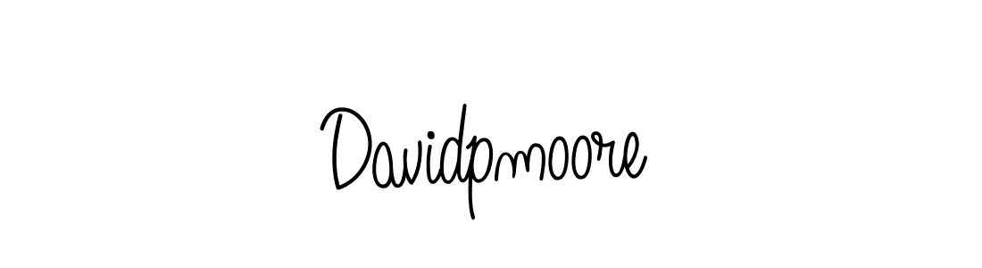Make a beautiful signature design for name Davidpmoore. With this signature (Angelique-Rose-font-FFP) style, you can create a handwritten signature for free. Davidpmoore signature style 5 images and pictures png