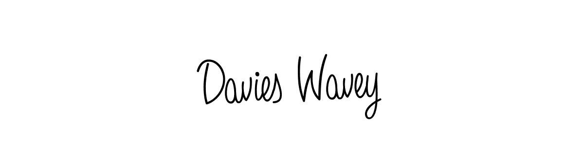 Davies Wavey stylish signature style. Best Handwritten Sign (Angelique-Rose-font-FFP) for my name. Handwritten Signature Collection Ideas for my name Davies Wavey. Davies Wavey signature style 5 images and pictures png