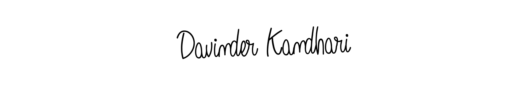 Similarly Angelique-Rose-font-FFP is the best handwritten signature design. Signature creator online .You can use it as an online autograph creator for name Davinder Kandhari. Davinder Kandhari signature style 5 images and pictures png