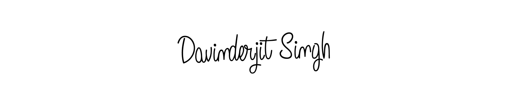 How to make Davinderjit Singh signature? Angelique-Rose-font-FFP is a professional autograph style. Create handwritten signature for Davinderjit Singh name. Davinderjit Singh signature style 5 images and pictures png