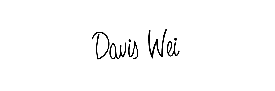 Once you've used our free online signature maker to create your best signature Angelique-Rose-font-FFP style, it's time to enjoy all of the benefits that Davis Wei name signing documents. Davis Wei signature style 5 images and pictures png