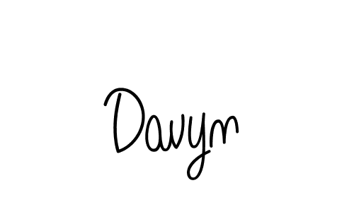 Also we have Davyn name is the best signature style. Create professional handwritten signature collection using Angelique-Rose-font-FFP autograph style. Davyn signature style 5 images and pictures png