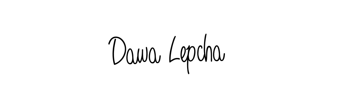 Make a beautiful signature design for name Dawa Lepcha. Use this online signature maker to create a handwritten signature for free. Dawa Lepcha signature style 5 images and pictures png