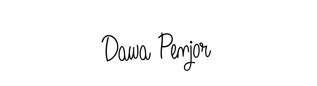 Make a beautiful signature design for name Dawa Penjor. Use this online signature maker to create a handwritten signature for free. Dawa Penjor signature style 5 images and pictures png