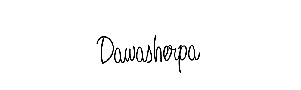 How to Draw Dawasherpa signature style? Angelique-Rose-font-FFP is a latest design signature styles for name Dawasherpa. Dawasherpa signature style 5 images and pictures png