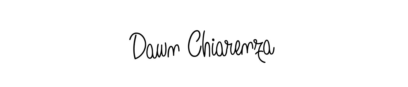 How to make Dawn Chiarenza name signature. Use Angelique-Rose-font-FFP style for creating short signs online. This is the latest handwritten sign. Dawn Chiarenza signature style 5 images and pictures png