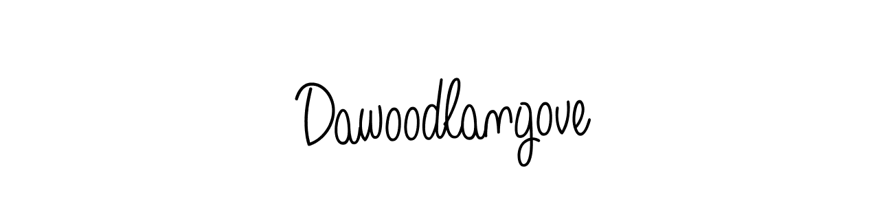 How to Draw Dawoodlangove signature style? Angelique-Rose-font-FFP is a latest design signature styles for name Dawoodlangove. Dawoodlangove signature style 5 images and pictures png