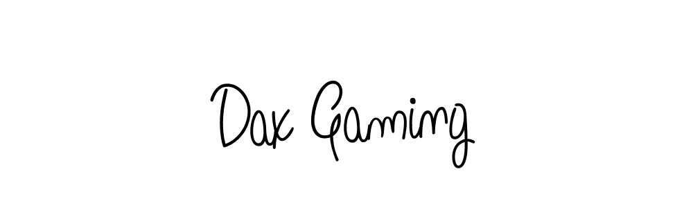 Design your own signature with our free online signature maker. With this signature software, you can create a handwritten (Angelique-Rose-font-FFP) signature for name Dax Gaming. Dax Gaming signature style 5 images and pictures png