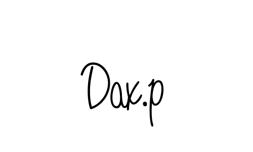 Design your own signature with our free online signature maker. With this signature software, you can create a handwritten (Angelique-Rose-font-FFP) signature for name Dax.p. Dax.p signature style 5 images and pictures png