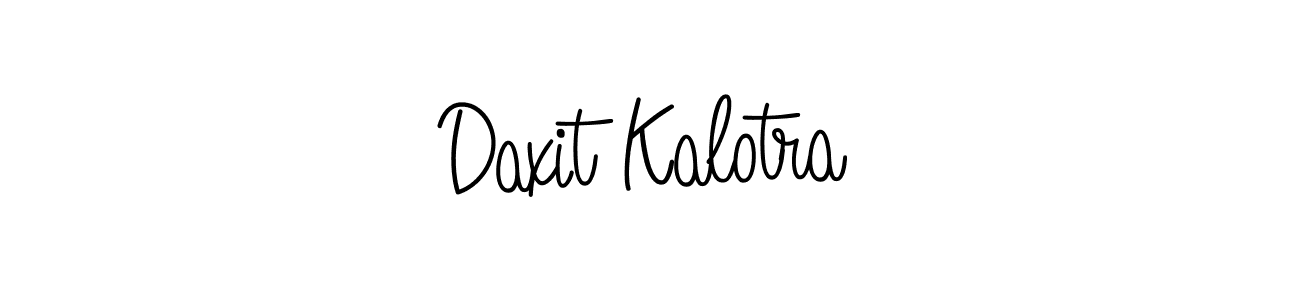 Create a beautiful signature design for name Daxit Kalotra. With this signature (Angelique-Rose-font-FFP) fonts, you can make a handwritten signature for free. Daxit Kalotra signature style 5 images and pictures png