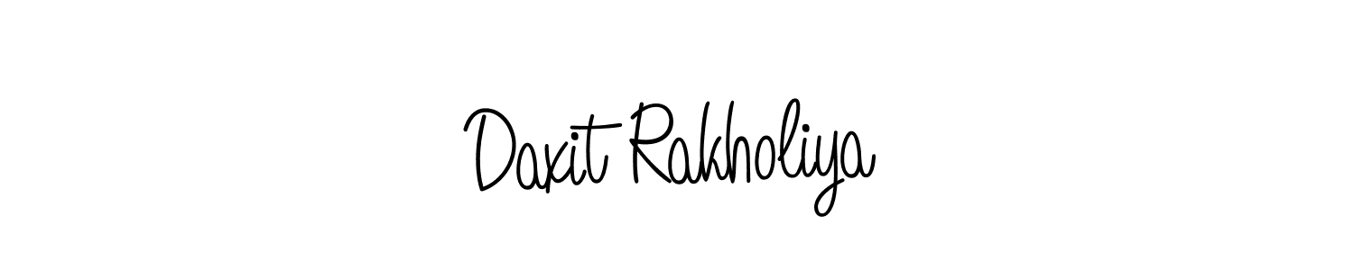 Once you've used our free online signature maker to create your best signature Angelique-Rose-font-FFP style, it's time to enjoy all of the benefits that Daxit Rakholiya name signing documents. Daxit Rakholiya signature style 5 images and pictures png