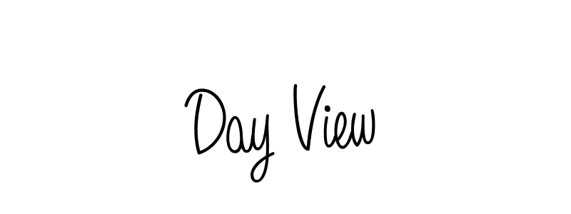 Design your own signature with our free online signature maker. With this signature software, you can create a handwritten (Angelique-Rose-font-FFP) signature for name Day View. Day View signature style 5 images and pictures png