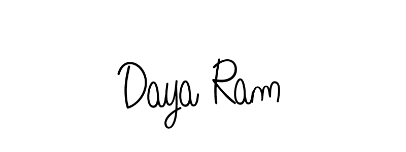 Create a beautiful signature design for name Daya Ram. With this signature (Angelique-Rose-font-FFP) fonts, you can make a handwritten signature for free. Daya Ram signature style 5 images and pictures png