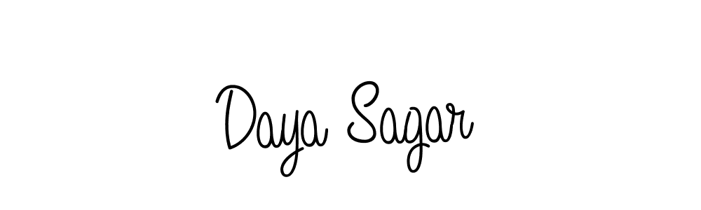 Here are the top 10 professional signature styles for the name Daya Sagar. These are the best autograph styles you can use for your name. Daya Sagar signature style 5 images and pictures png