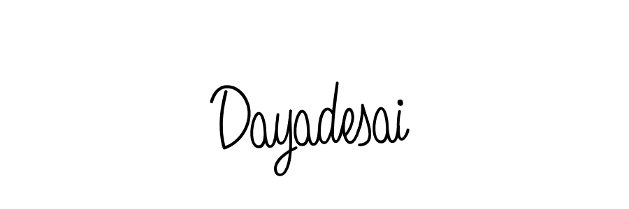 How to Draw Dayadesai signature style? Angelique-Rose-font-FFP is a latest design signature styles for name Dayadesai. Dayadesai signature style 5 images and pictures png