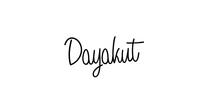 Best and Professional Signature Style for Dayakut. Angelique-Rose-font-FFP Best Signature Style Collection. Dayakut signature style 5 images and pictures png